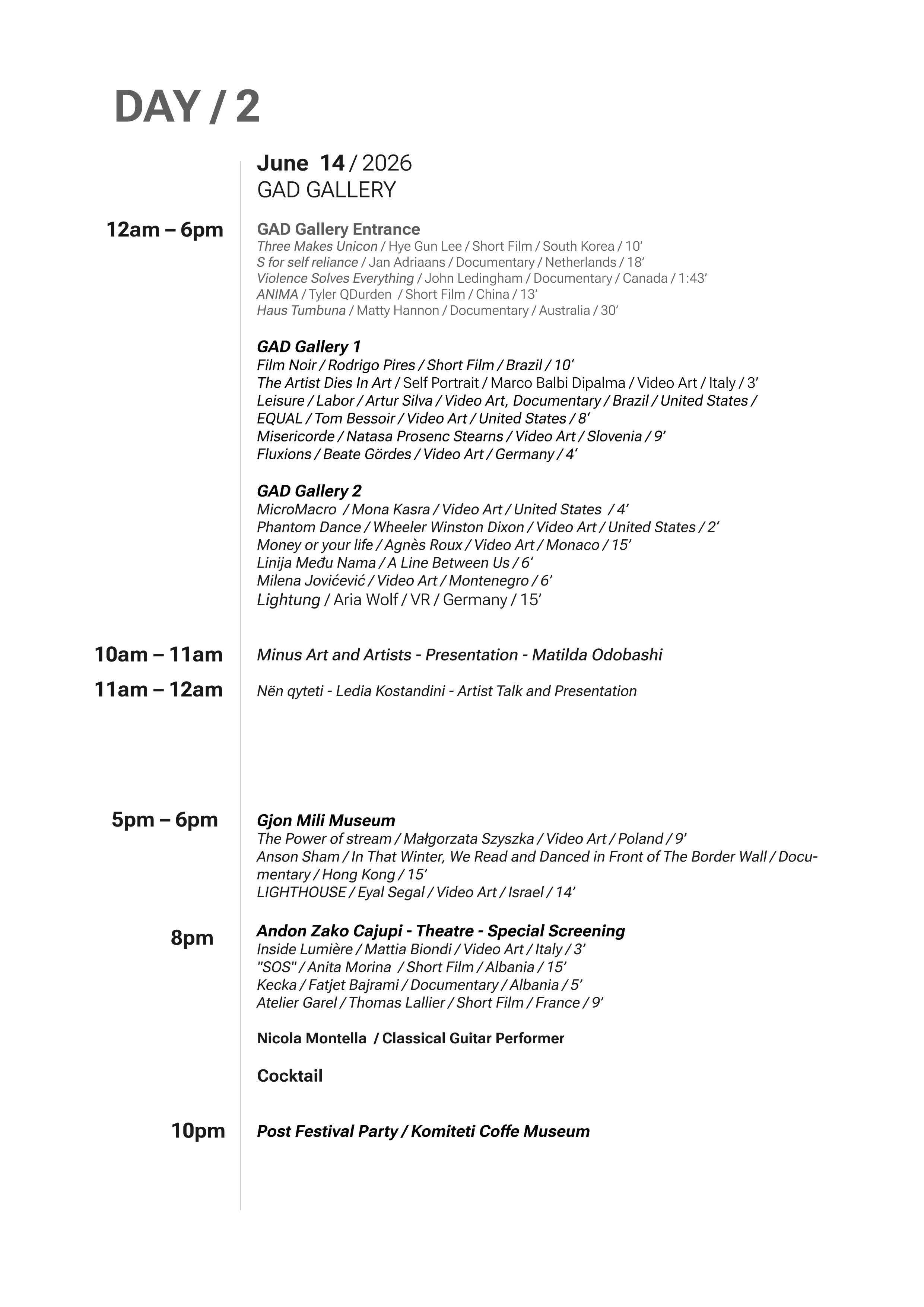KORCA programme page 4